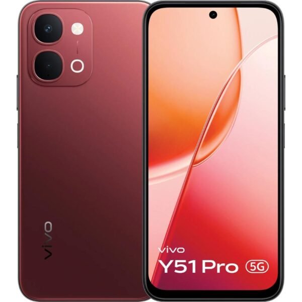 Vivo Y51 Pro 128 GB, 8 GB RAM, Festive Red, Mobile Phone